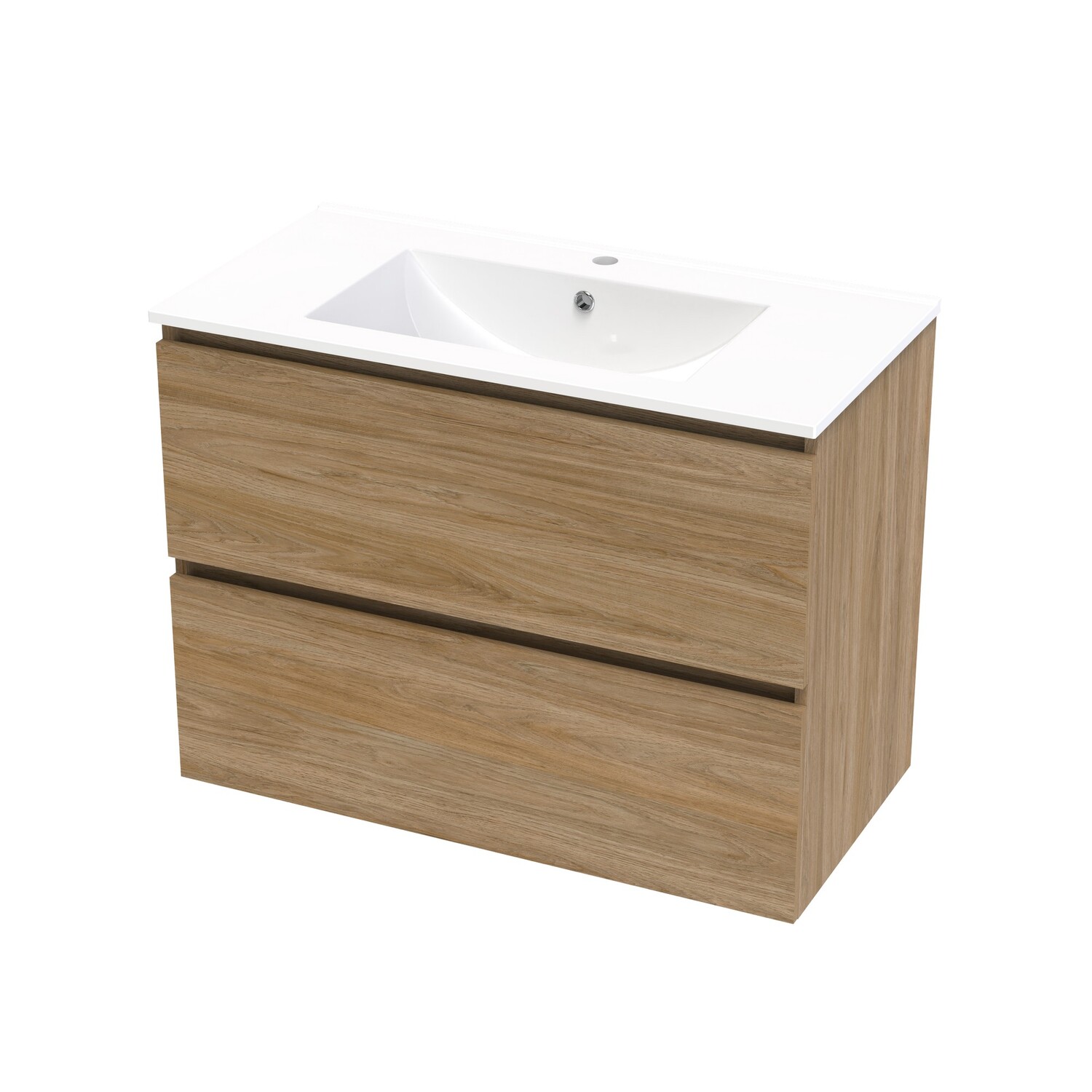 Double Drawer Wall Hung Vanity