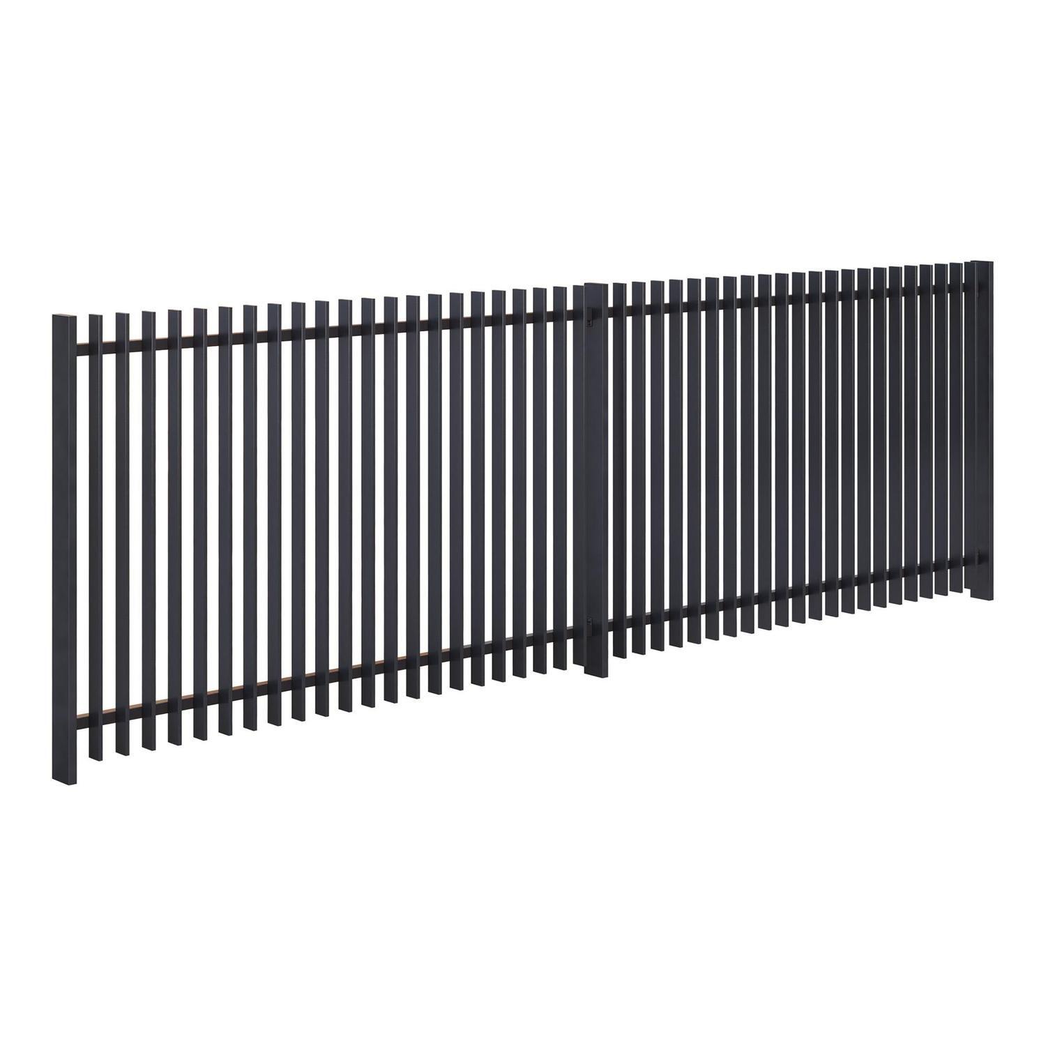 Vertex Fence Panel H: 1500mm W: 2400mm Black