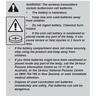 Four Button Wall Mount Remote Control Garage Door Opener  White