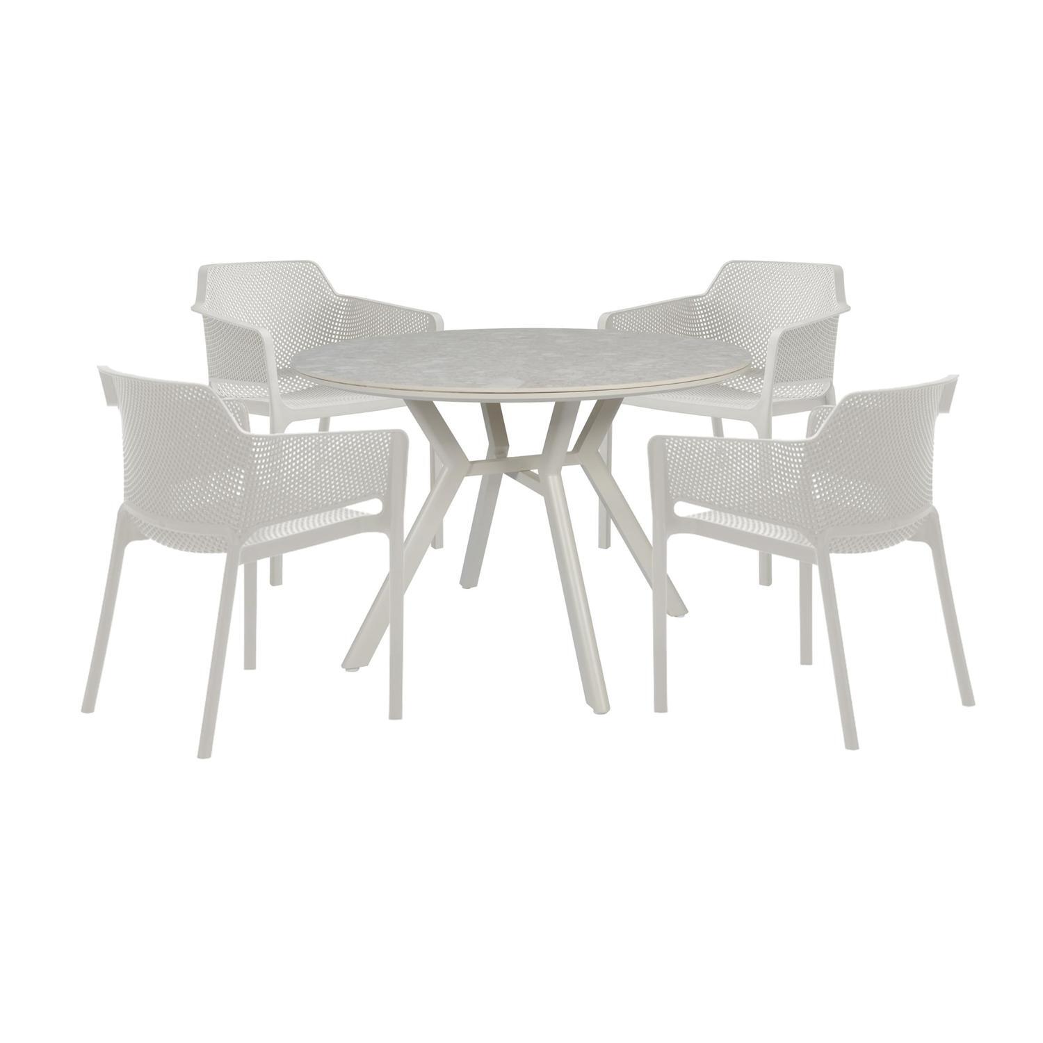 Chicago Outdoor 5 Piece Dining Setting