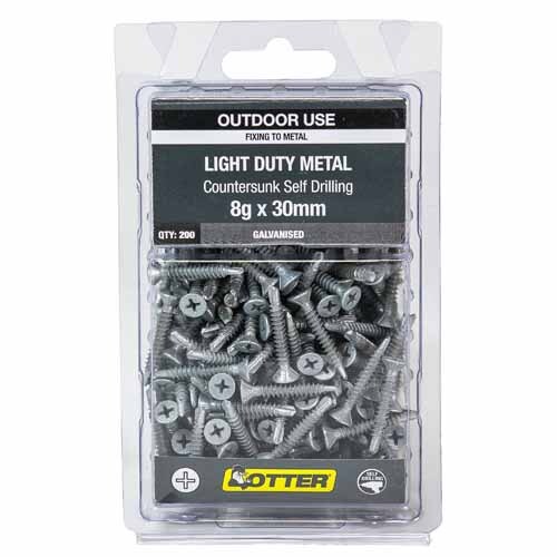 Light Duty Metal Screws