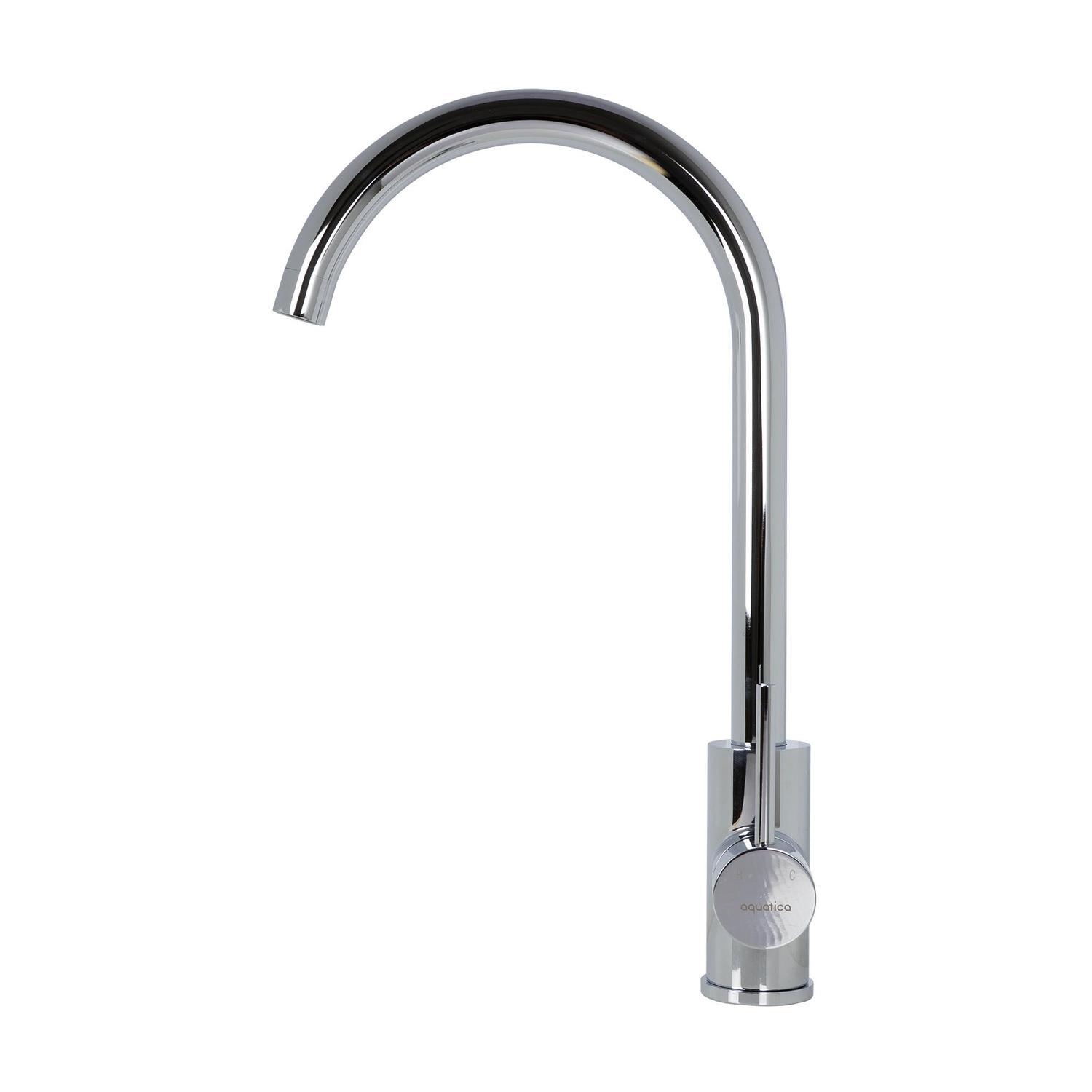 Gooseneck Sink Mixer  Mirror