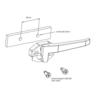 Window Handle Wedgeless Low Profile Right-Hand Face Fix 93mm Black