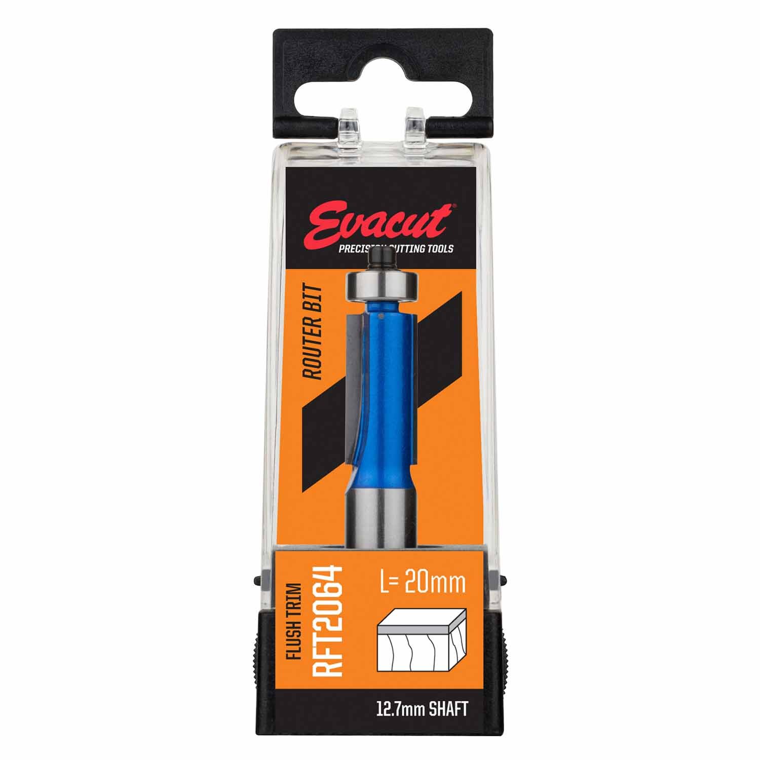 Router Bit Flush Trim Shank: 12.7mm