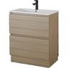 Aspen Floor Standing /Wall Hung Vanity 600 mm Oak
