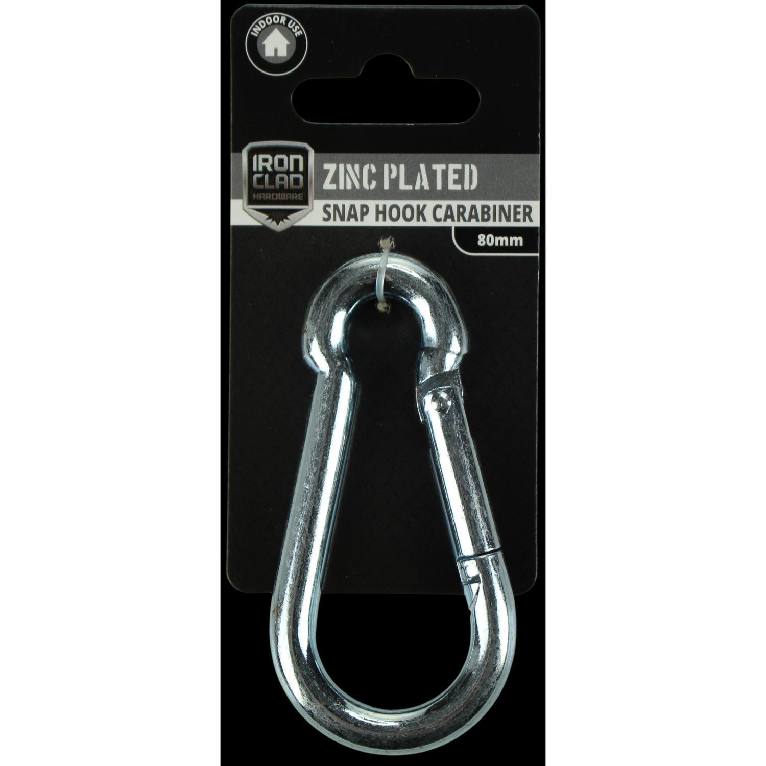 Snap Hook 80mm Zinc Plated