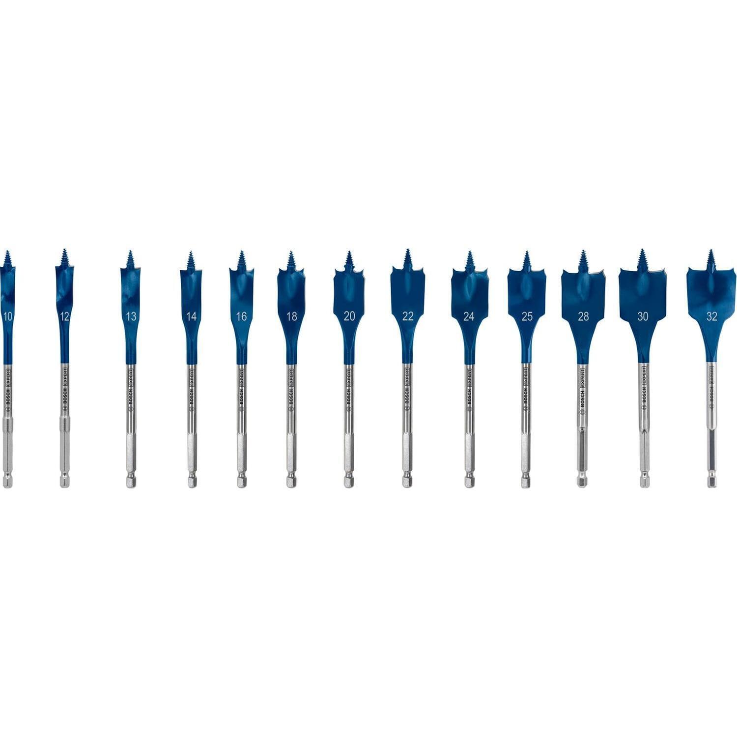 Spade Drill Bit Set 13-Piece Set