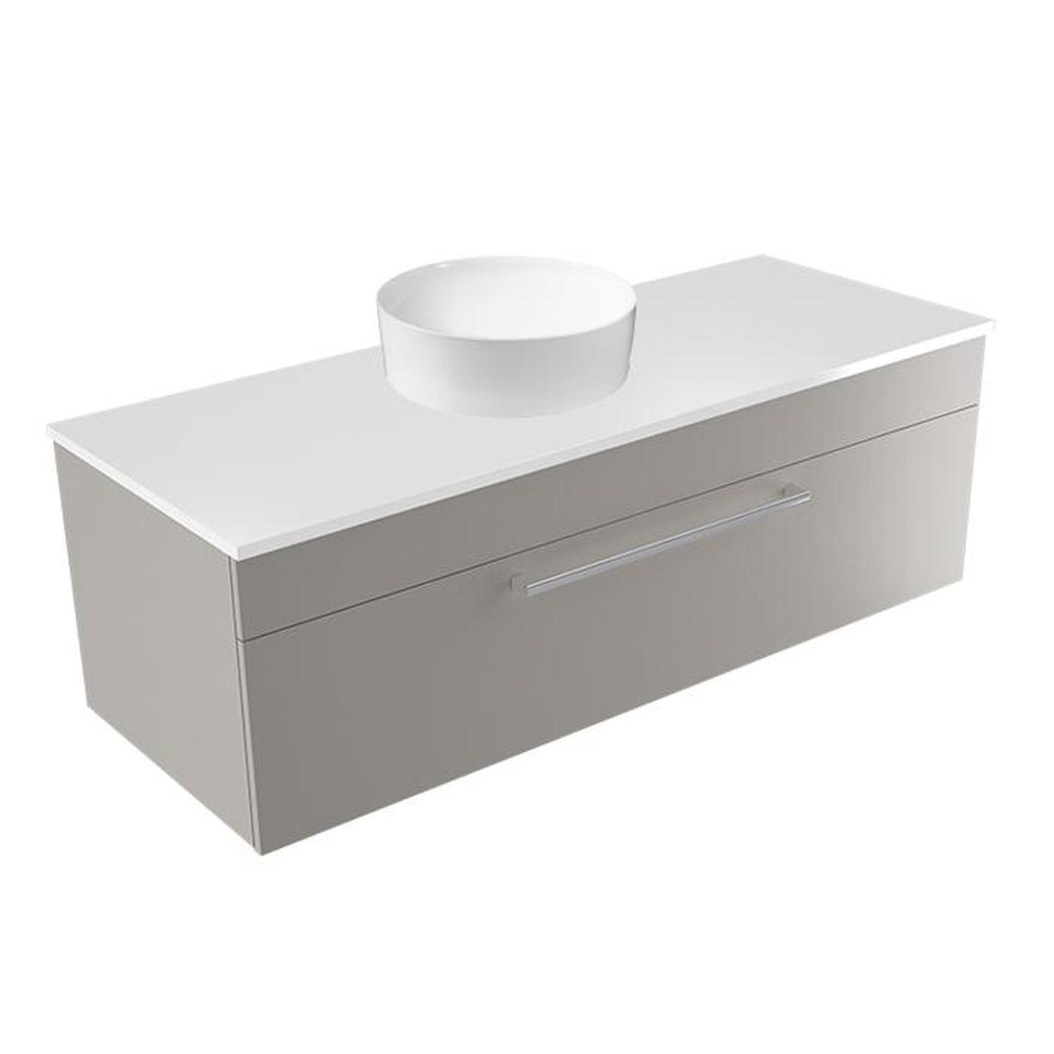 Calais Wall Vanity 1200mm Dawn Grey