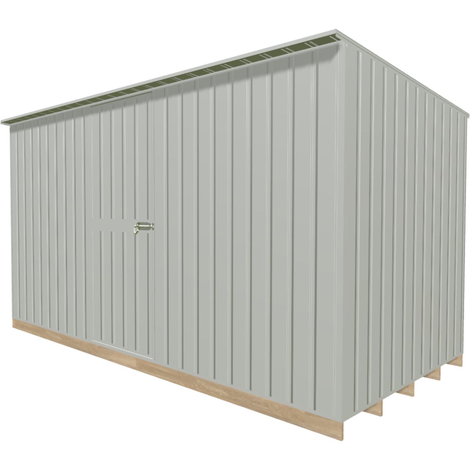 Shed H:1830mm, W:3770mm, D:1830mm Alu-Zinc