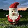 Pop Up Santa Light 70cm