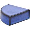 Glazed Round Pot Feet Royal Blue