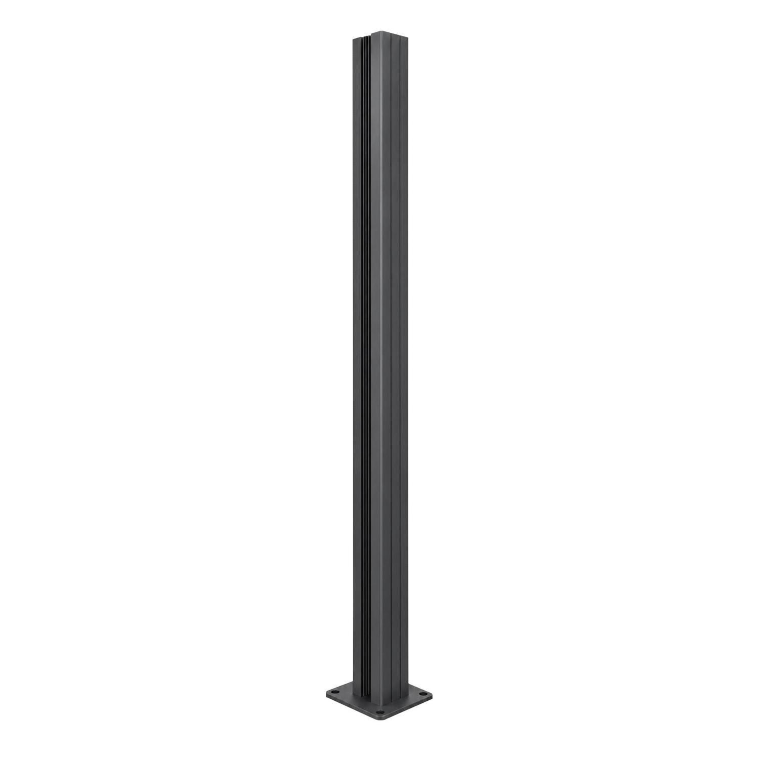 Valla Series Inground Fence Post H:2500mm x W:70mm x D:70mm Grey