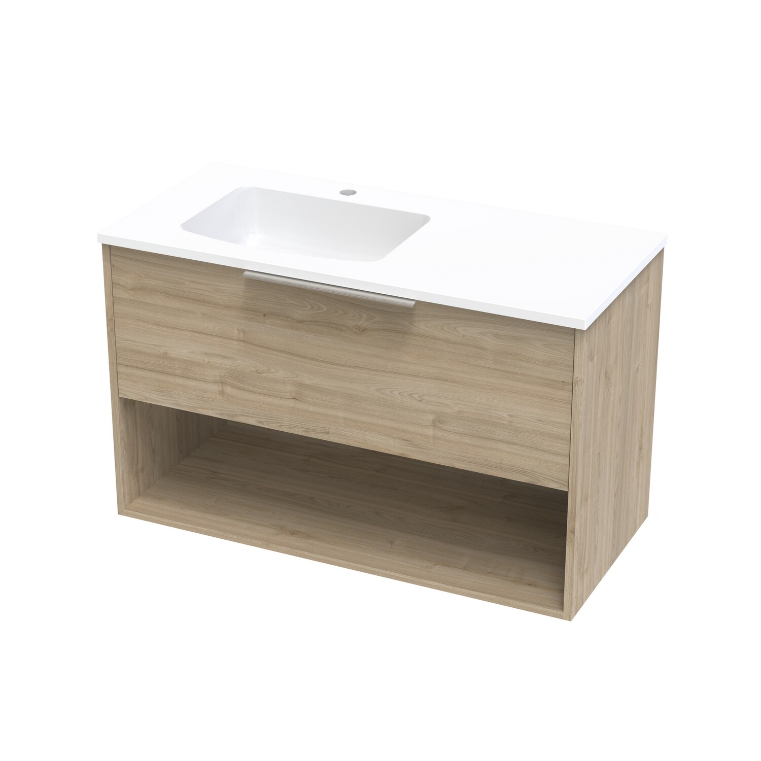 Nikau Grove 1000 Left Hand Bowl Drawer Open Colour