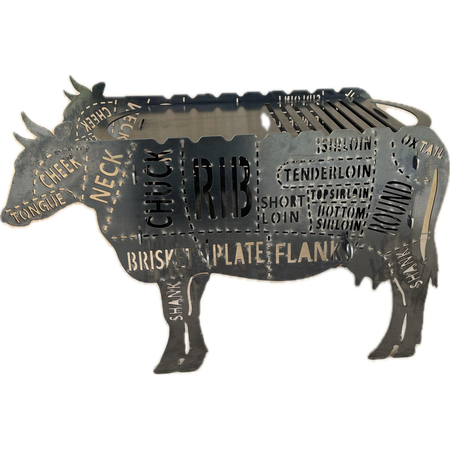 BBQ Flat Pack Cow