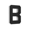 StreetGlo Solar Illuminated Letter - B