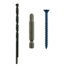 Concrete Screws Countersunk Head Pack Of 25 4.5mm x 57mm