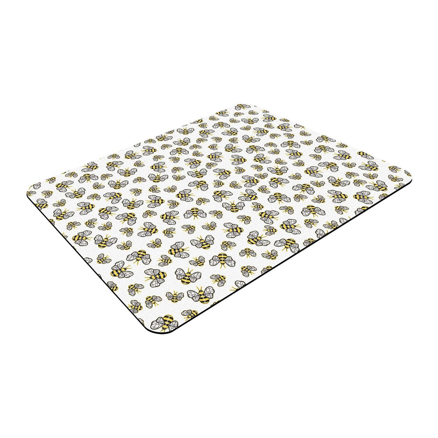 Quick Dry Dish Mat Bees