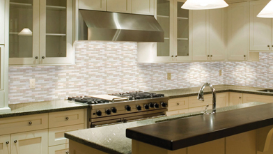Kitchen mosaic tiles