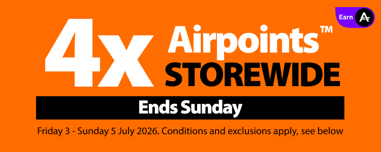 Promotion valid Friday 3 - Sunday 5 July 2026. Cannot be used  in conjunction with any other bonus Airpoints™ offer. Terms and exclusions apply,  see mitre10.co.nz/koru. Airpoints terms and conditions apply. Bonus Airpoints will be  issued within 14 days.