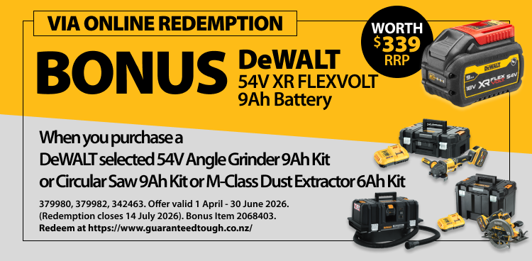 DeWALT Redemptions Ends 30 June 2026