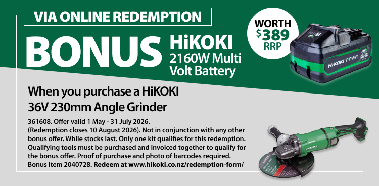 HiKOKI Redemptions Ends 30 April 2026