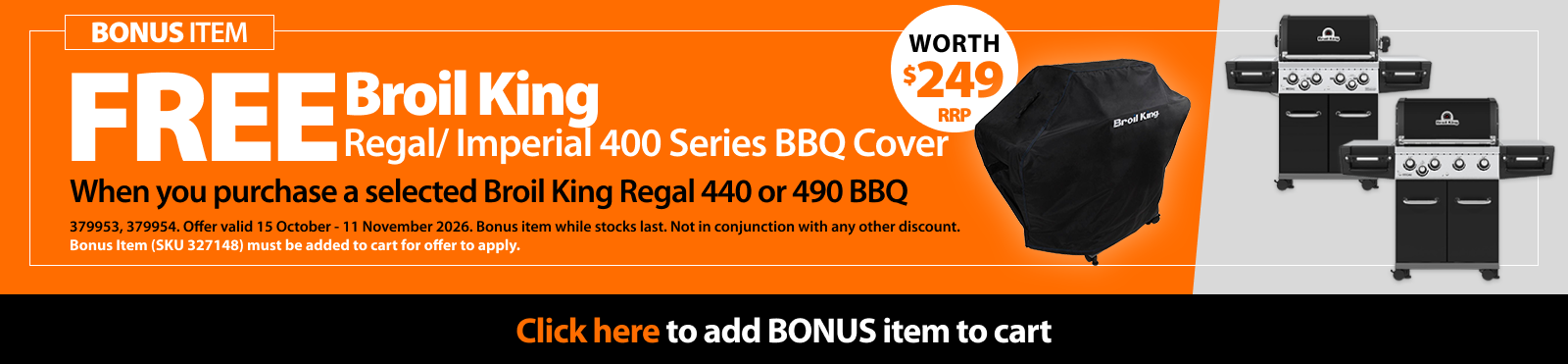 Broil King Bonus Add to Cart CT0527