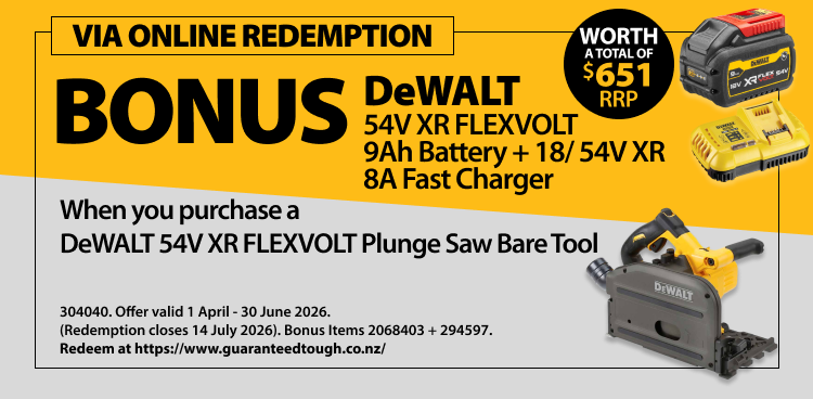 DeWALT Redemptions Ends 30 June 2026