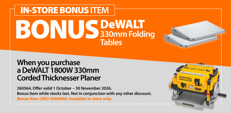 DeWALT instant Bonus Ends 30 November 2026