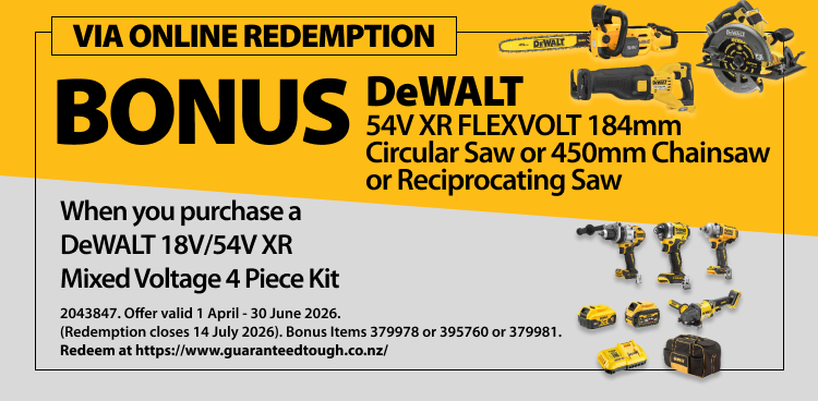 DeWALT Redemptions Ends 30 June 2026