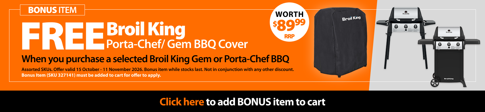 Broil King Bonus Add to Cart CT0527