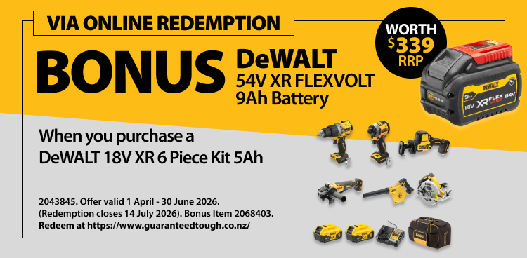 DeWALT Redemptions Ends 30 June 2026