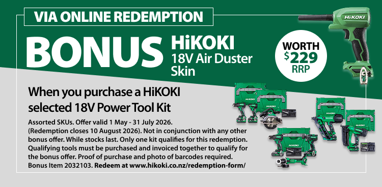HiKOKI Redemptions Ends 30 April 2026