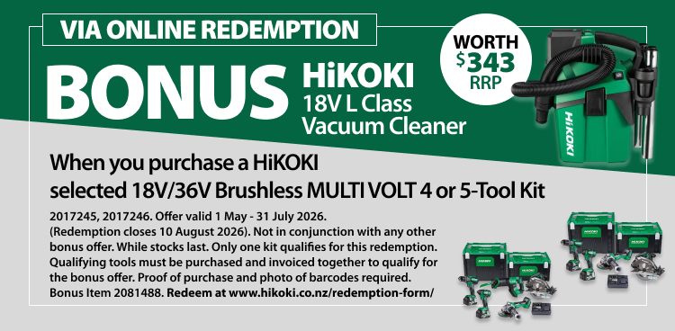 HiKOKI Redemptions Ends 30 April 2026