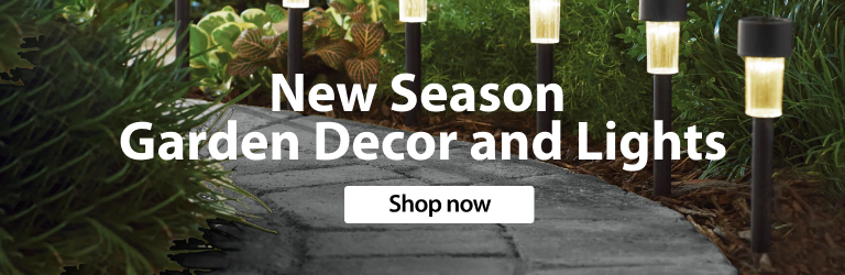 Garden decor and lighting shopping experience