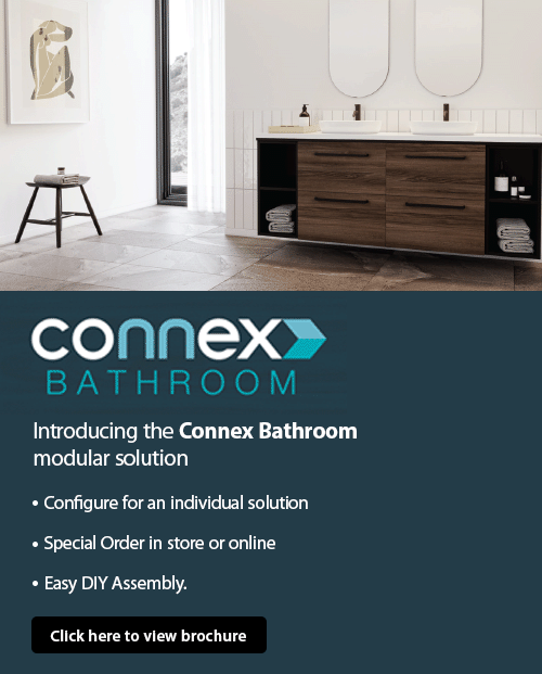 Connex bathroom main page header content