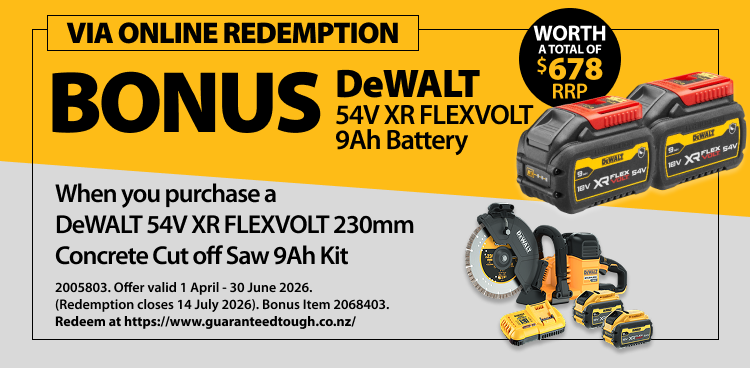 DeWALT Redemptions Ends 30 June 2026