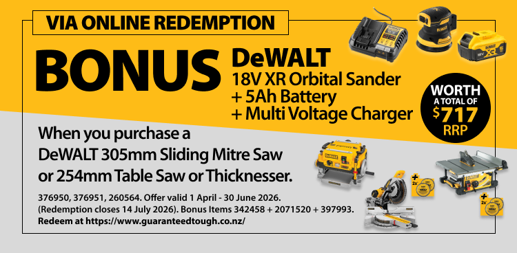DeWALT Redemptions Ends 30 June 2026
