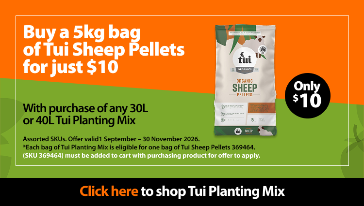 Buy a 5kg bag of Tui Sheep Pellets for just $10 Ends 30 November 2026