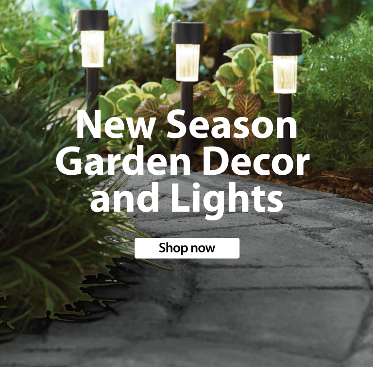 Garden decor and lighting shopping experience