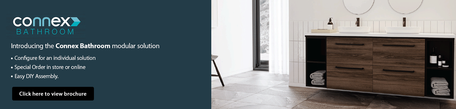 Connex bathroom main page header content