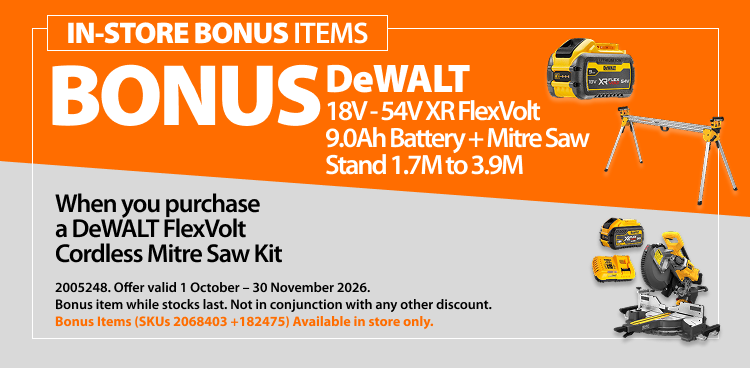 DeWALT instant Bonus Ends 30 November 2026