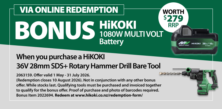 HiKOKI Redemptions Ends 30 April 2026