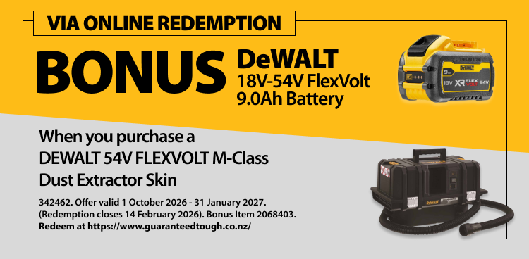 DeWALT Redemptions Ends 31 Jan 2027