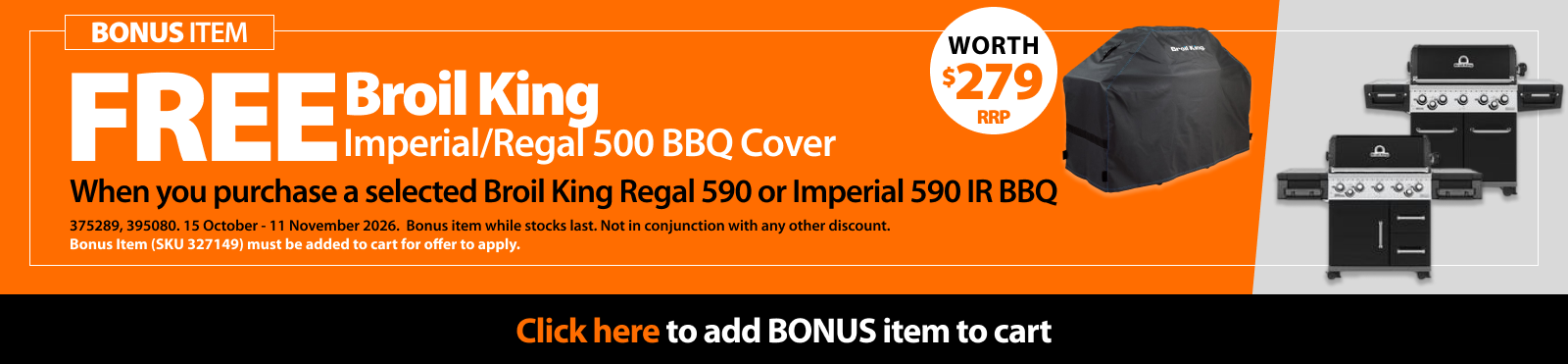 Broil King Bonus Add to Cart CT0527