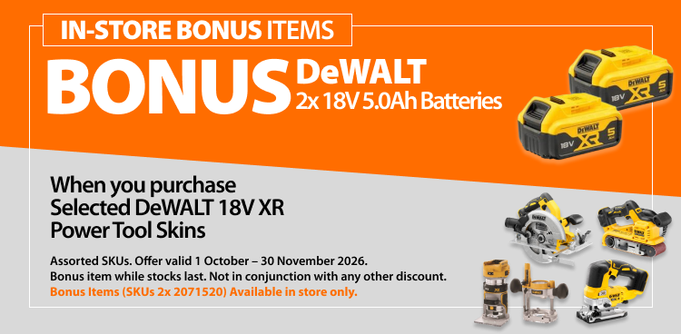 DeWALT instant Bonus Ends 30 November 2026