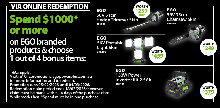 EGO Spend and Redeem Ends 24 June 2026