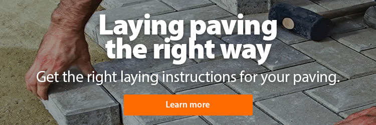 Laying paving the right way